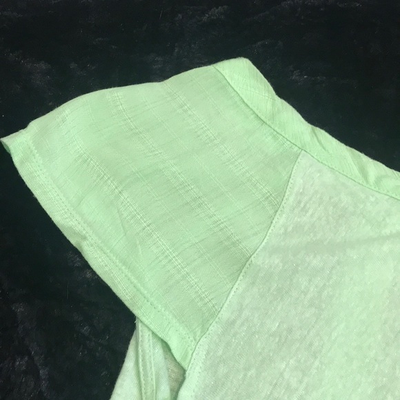 Free People Keep It Casual Queen Green Top. S - Picture 10 of 10